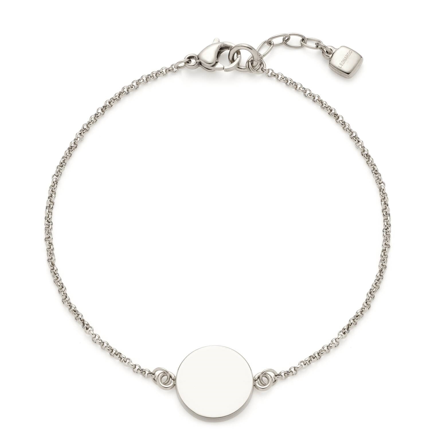 leonardo-marla-bracelet-argent-plaque-gravure-perso image 2