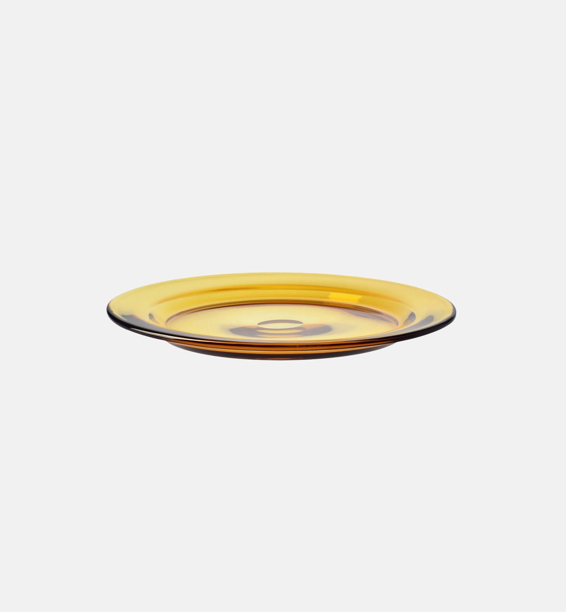 krosno-gemstone-plat-en-cristal-ambre-34-cm-fait-main image 1