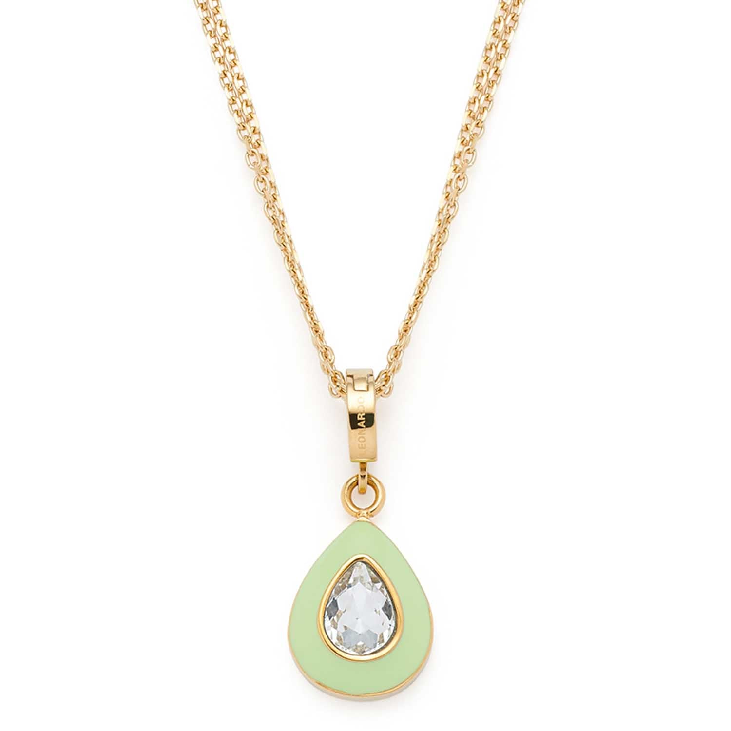 leonardo-gigi-collier-vert-45-cm-cristal-goutte image 2