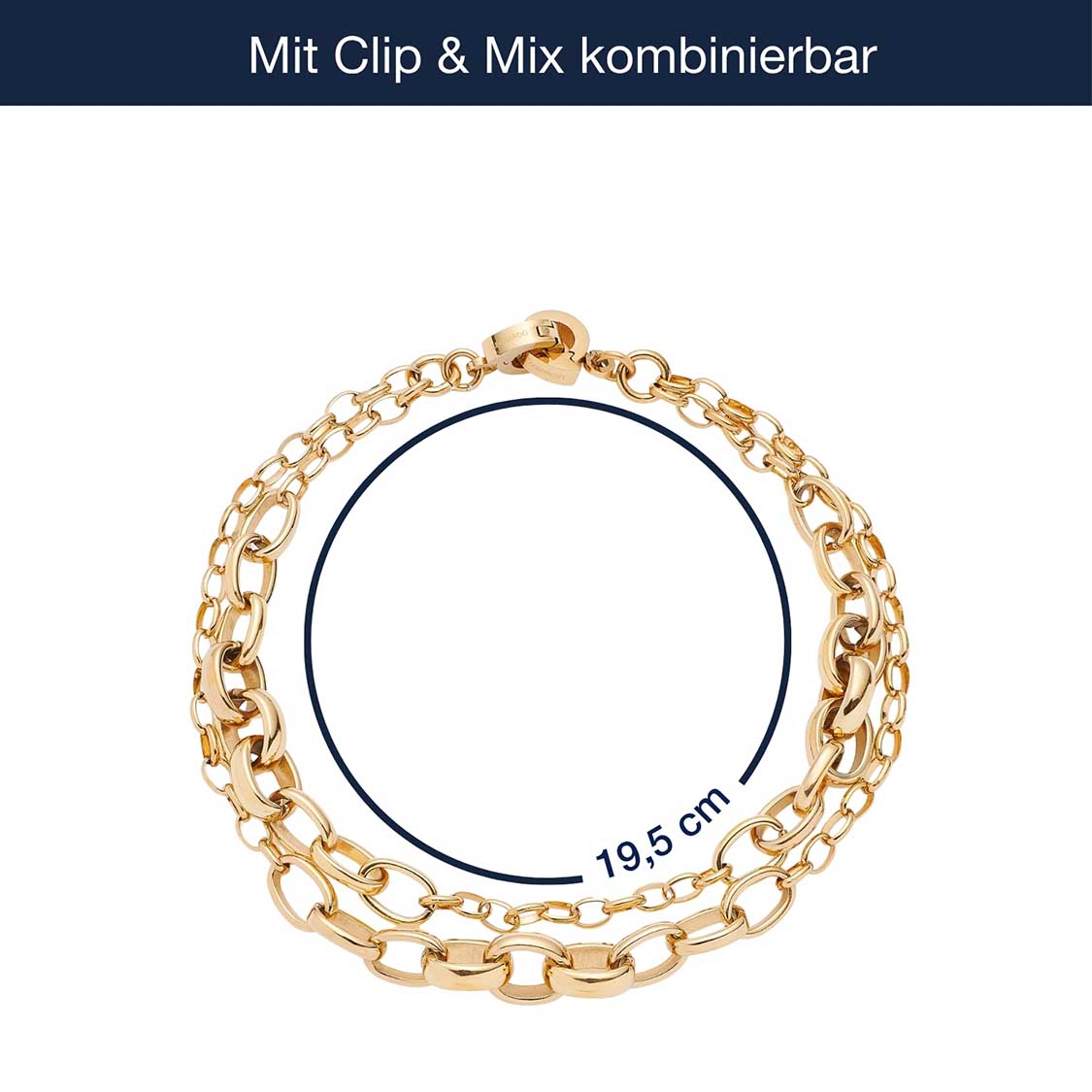leonardo-clip-mix-suzanne-bracelet-dor-double-rang image 4