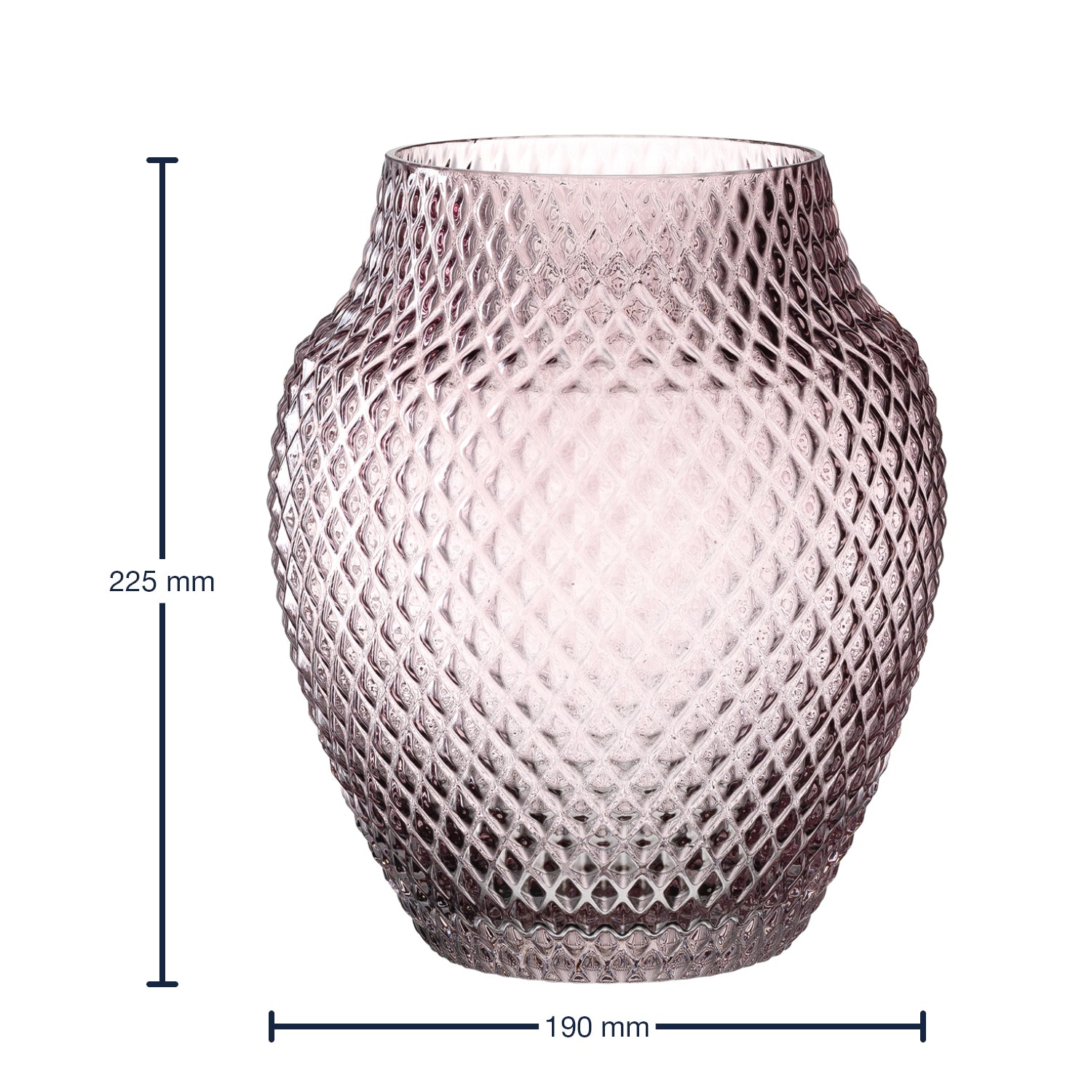 leonardo-poesia-vase-violet-23-cm-en-verre-fait-main image 2