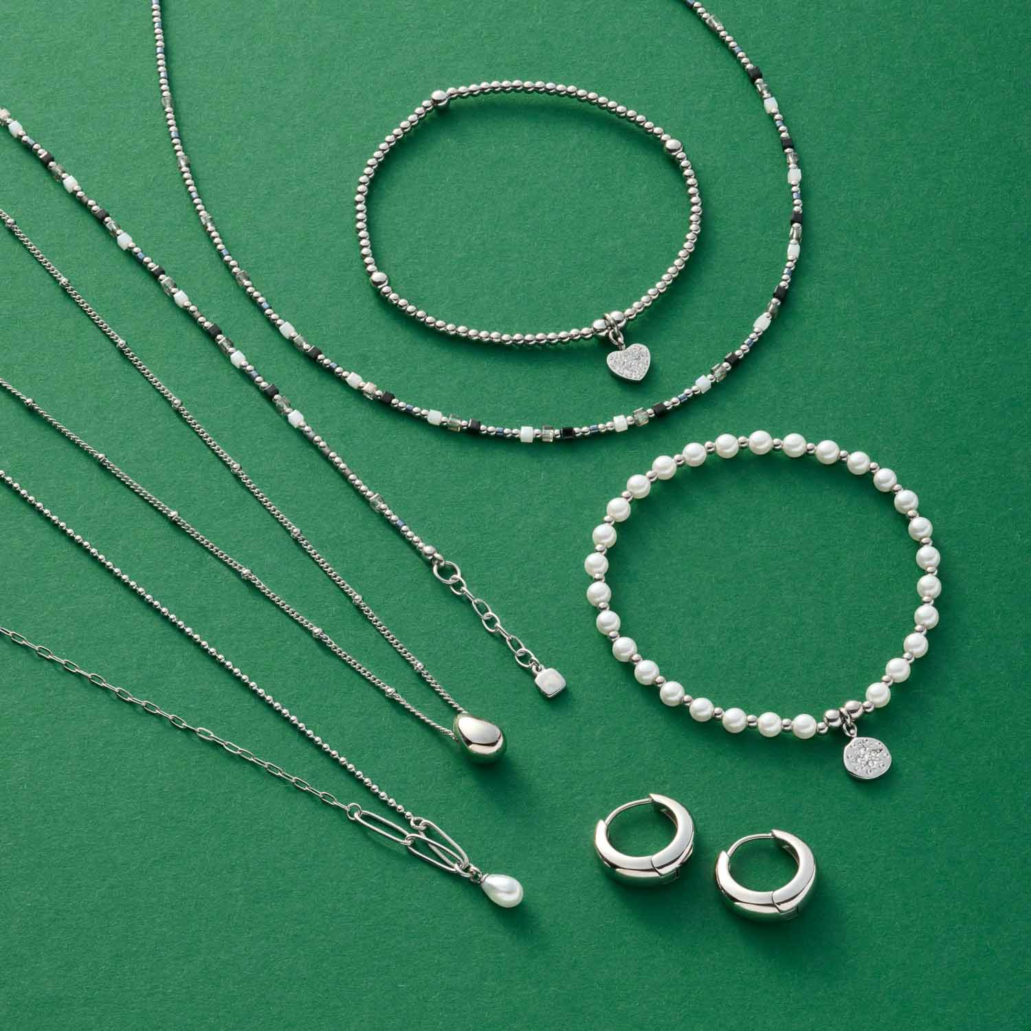 leonardo-clothilde-collier-argent-42-cm-goutte-ciao image 5