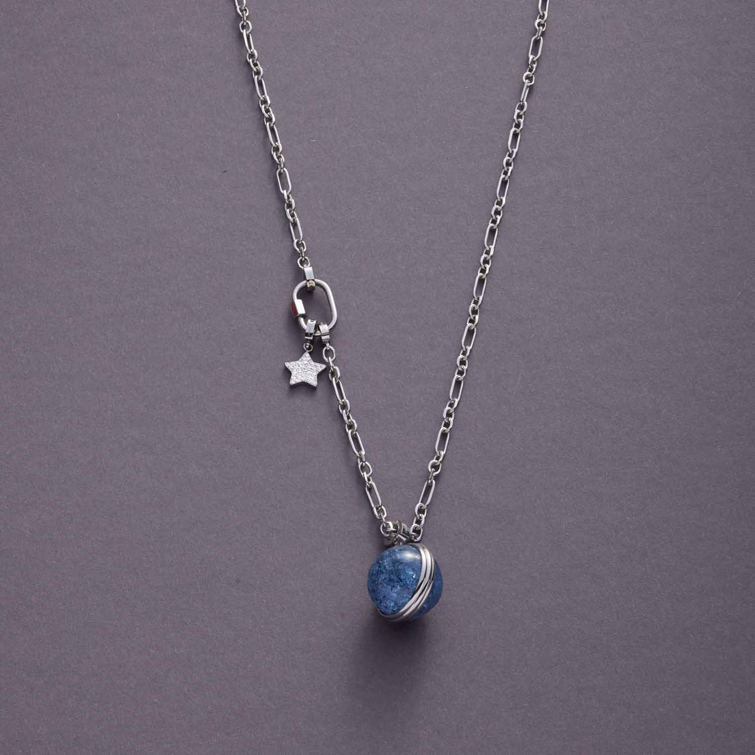leonardo-clip-mix-pendentif-snowball-bleu-verre image 7