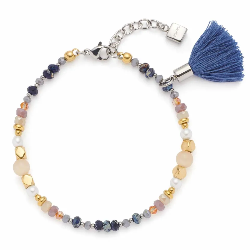 leonardo-babsi-bracelet-bleu-dor-r-glable image 1