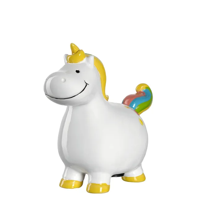 leonardo-bambini-14-cm-tirelire-licorne-blanche image 1