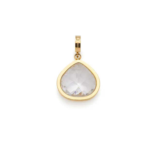 leonardo-juvinga-white-clip-mix-pendentif-dor-pierre-blanche image 1