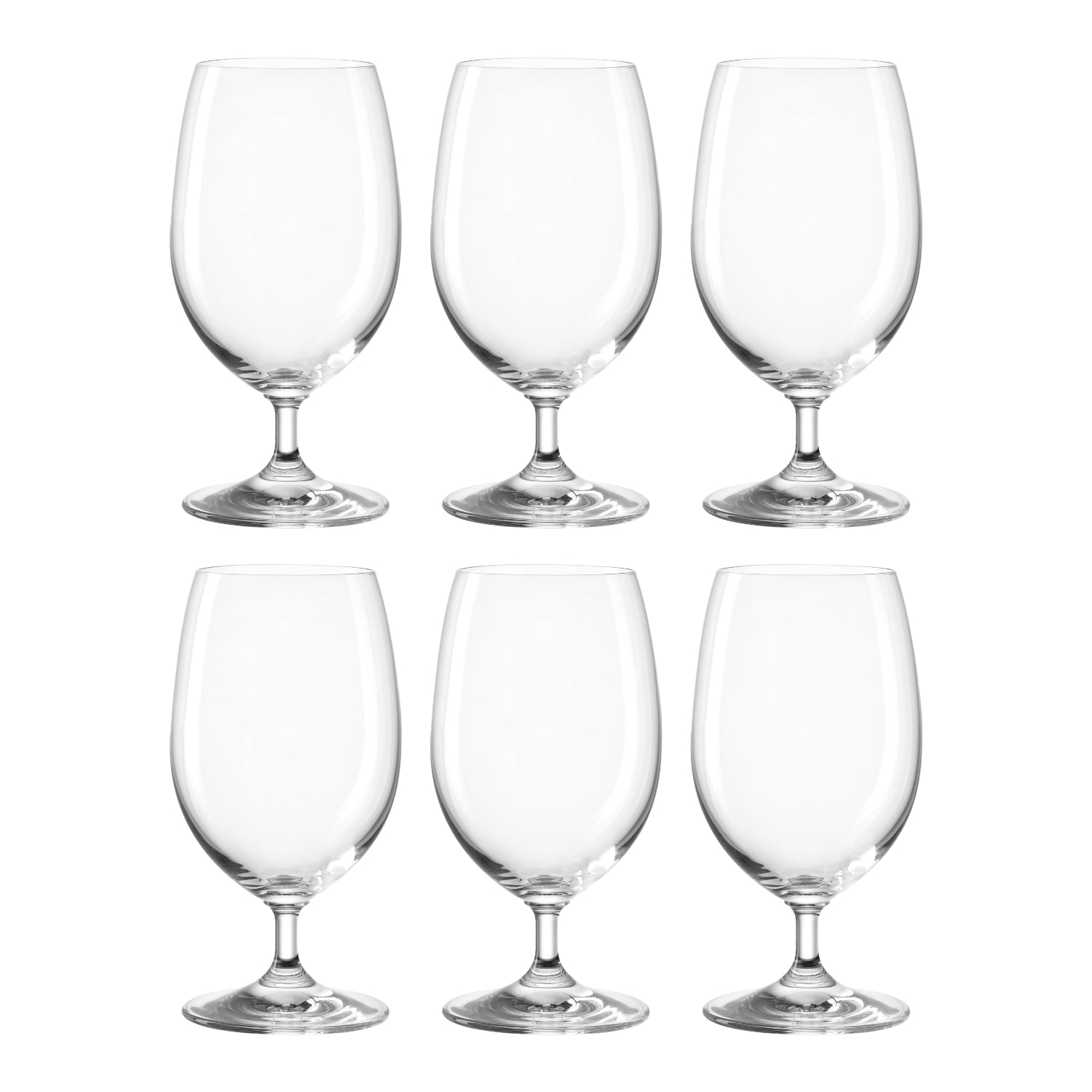leonardo-daily-verre-eau-370-ml-lot-de-6-transparent image 1