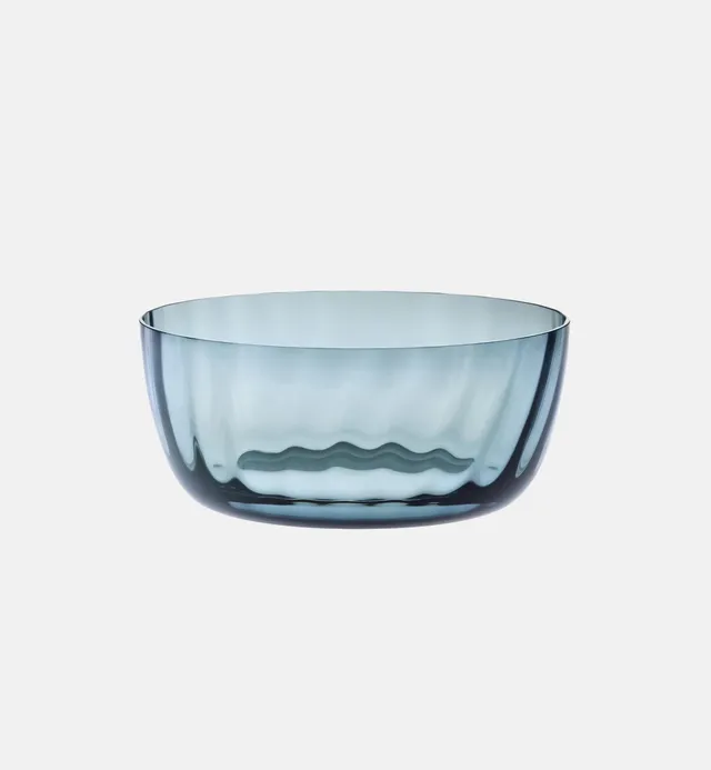 krosno-ballerina-30-cm-saladier-cristal-aigue-marine image 1