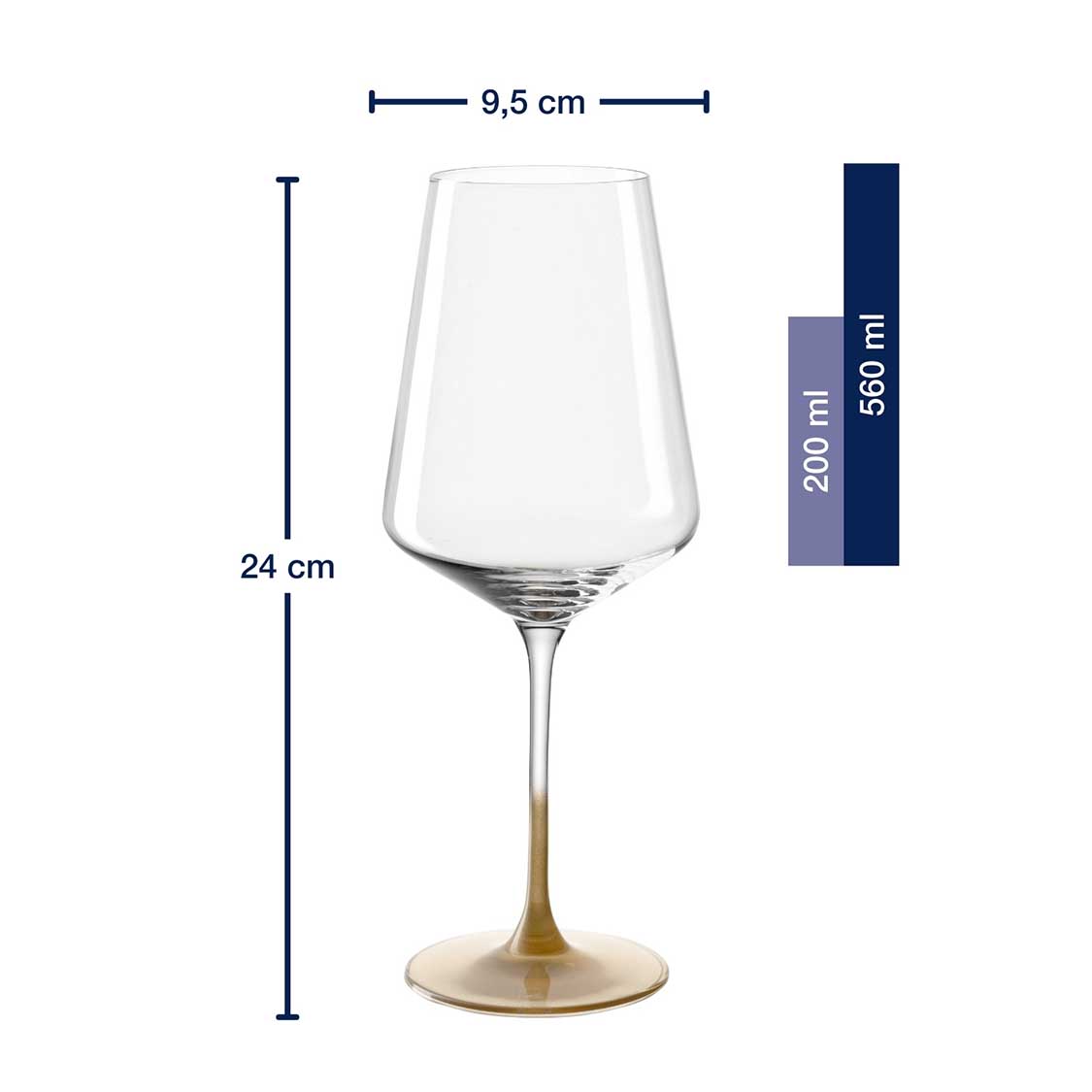 leonardo-puccini-verre-vin-560-ml-dor-lot-de-2 image 3