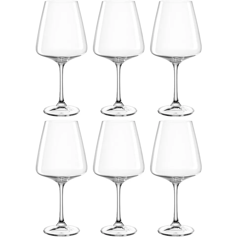 leonardo-paladino-verre-vin-rouge-660-ml-lot-6-transparent image 1