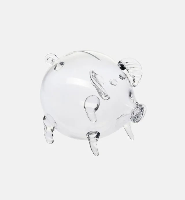 krosno-tirelire-cochon-tirelire-verre-xl-transparent image 1