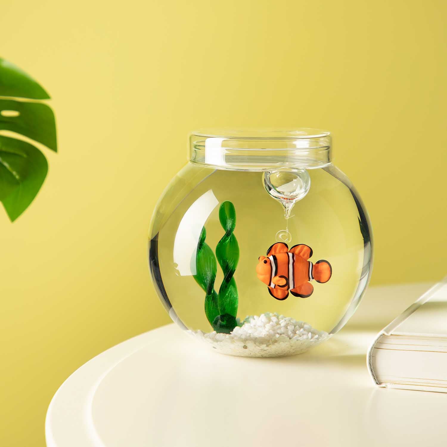 leonardo-mare-objet-d-co-poisson-verre-14-cm-set image 2