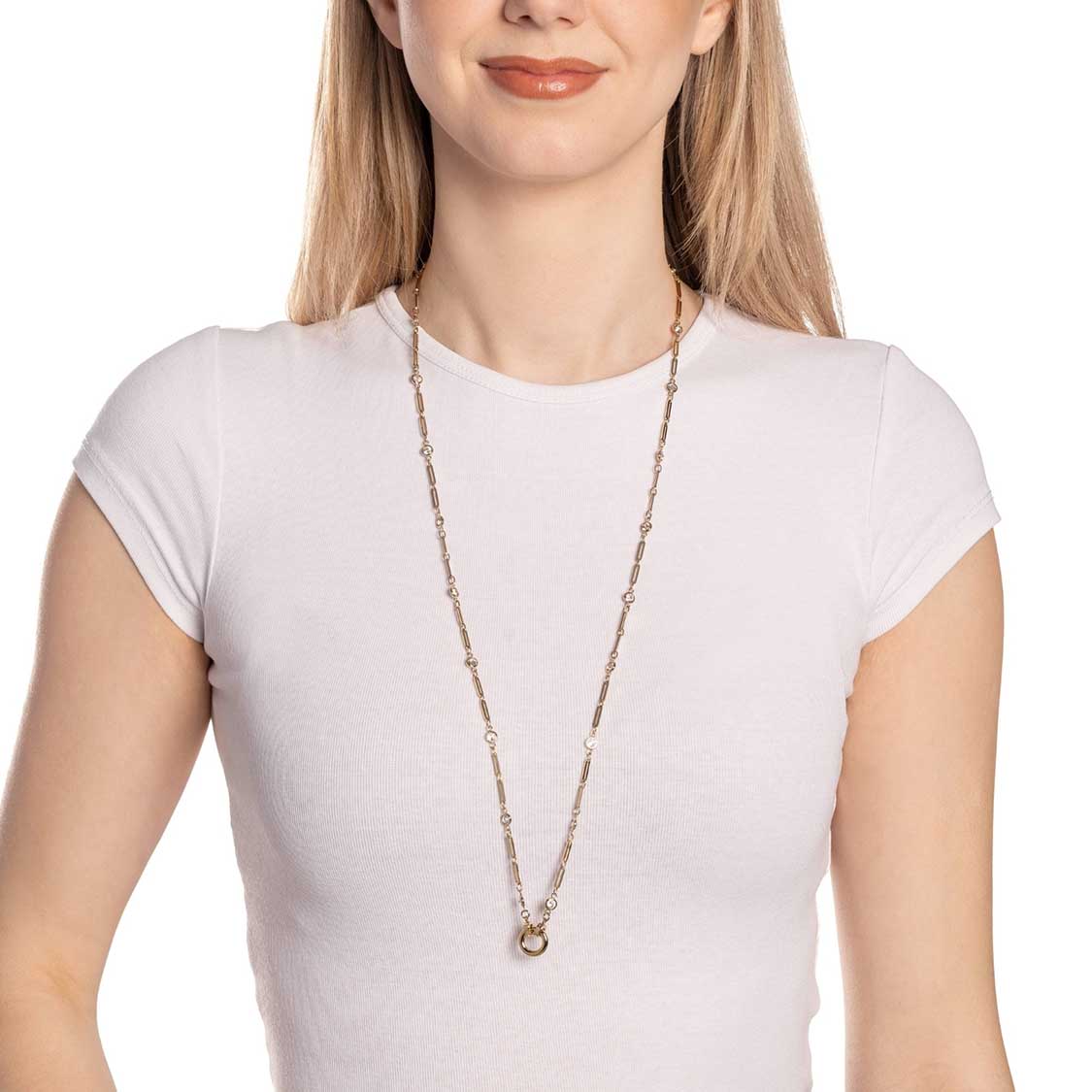 leonardo-clip-mix-rebecca-80-cm-collier-dor-pierres image 3