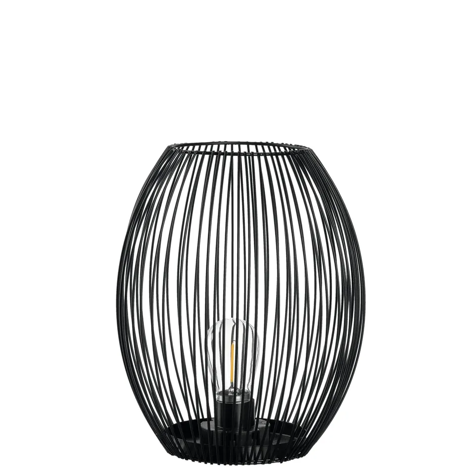 leonardo-casolare-lanterne-led-24-cm-noire image 1
