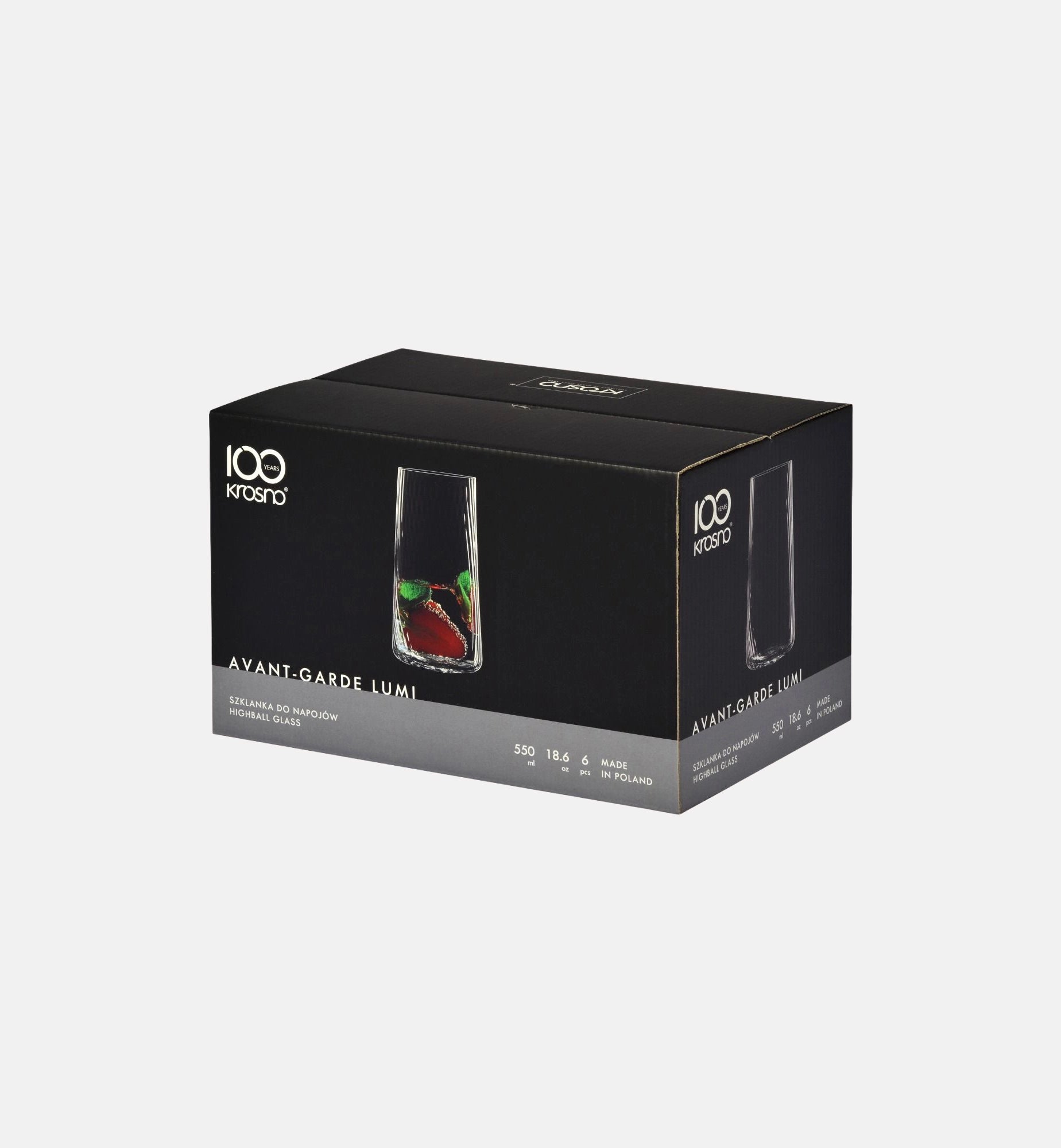 krosno-lumi-verre-eau-550-ml-haut-stri image 4