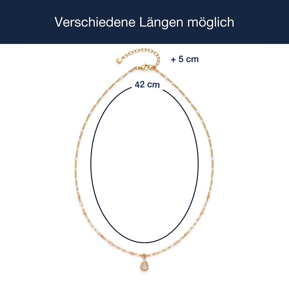 leonardo-shari-collier-42-cm-dor-perles-roses-goutte-ros-e image 4