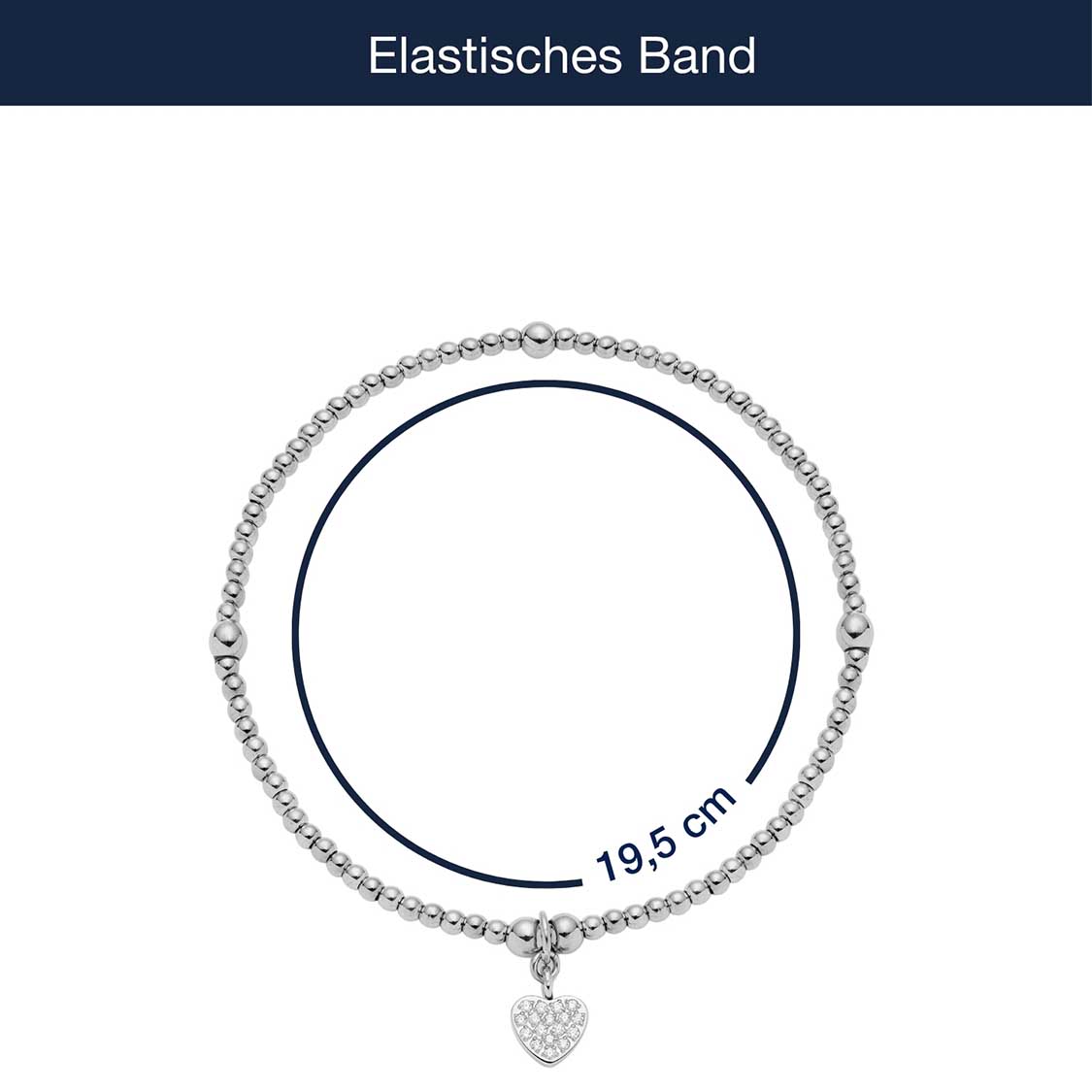 leonardo-noemi-ciao-bracelet-argent-c-ur-zirconia image 4