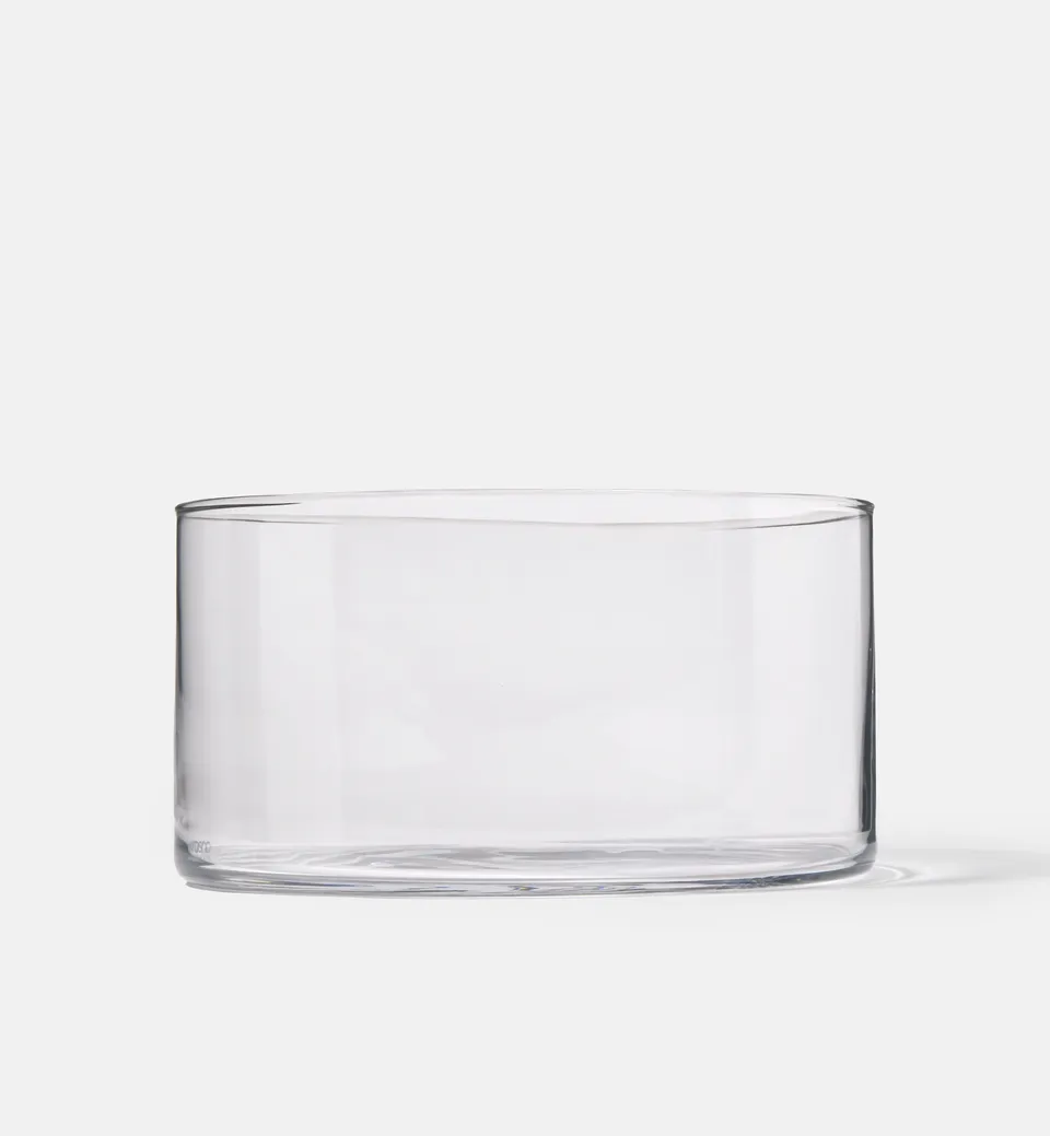 krosno-saladier-verre-19-cm-transparent-fait-main image 1