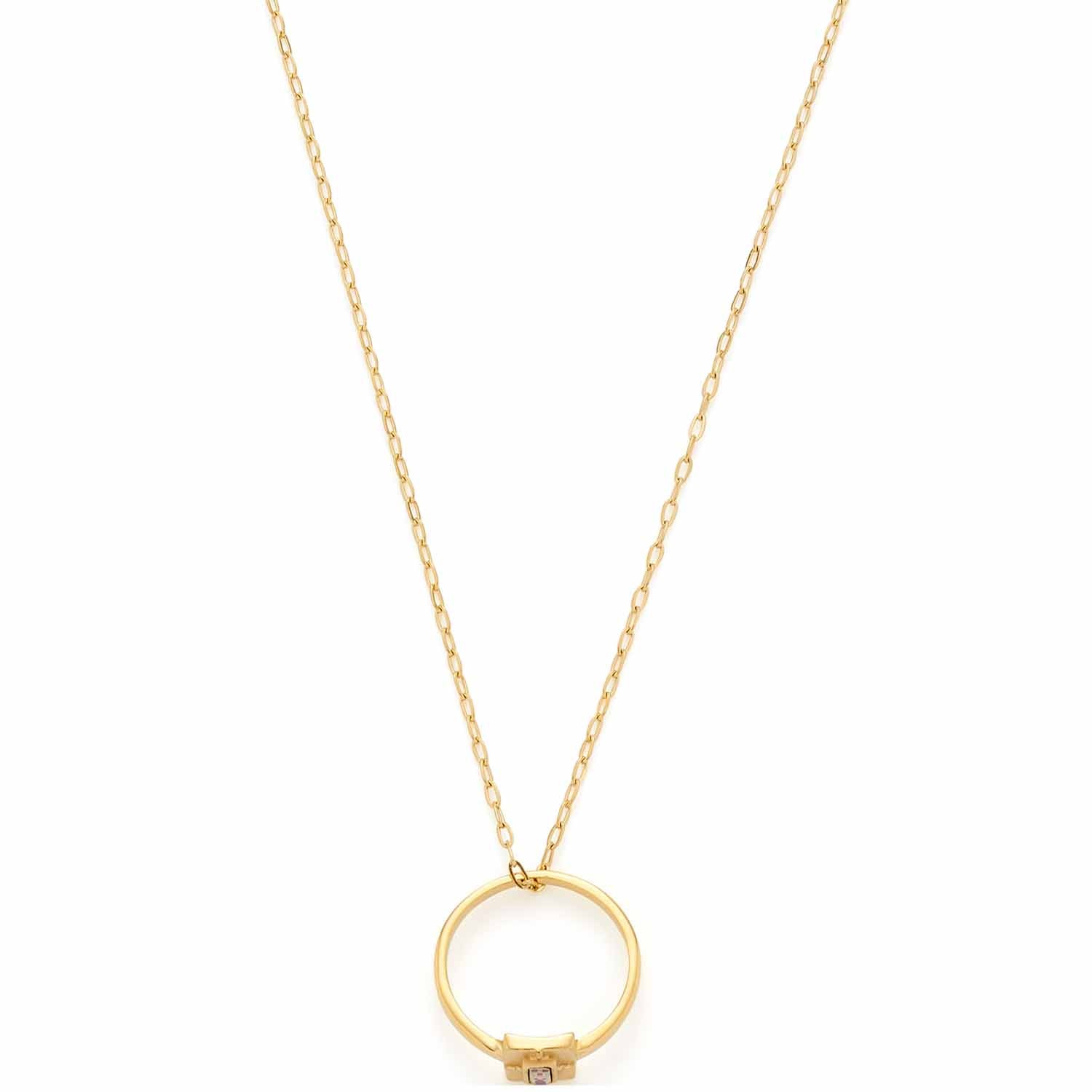 leonardo-leda-collier-femme-60-cm-dor-bague-cristal image 2