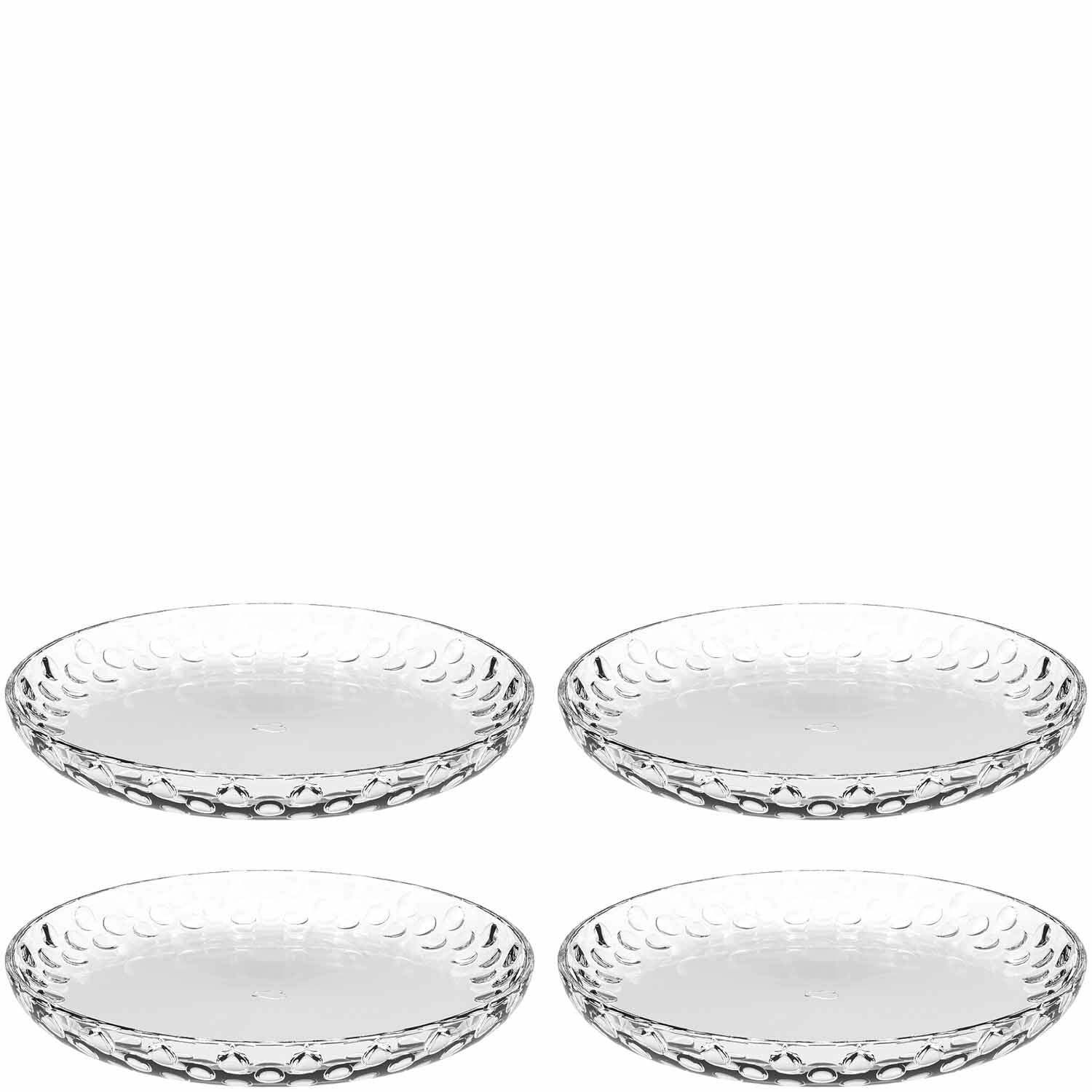 leonardo-cucina-optic-4-assiettes-dessert-18-cm-verre image 1