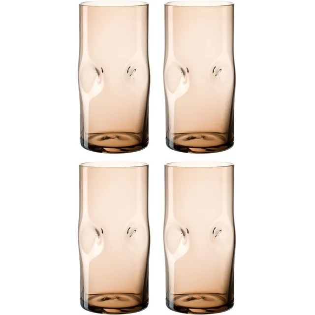 leonardo-vesuvio-verre-eau-330-ml-marron-lot-4 image 1
