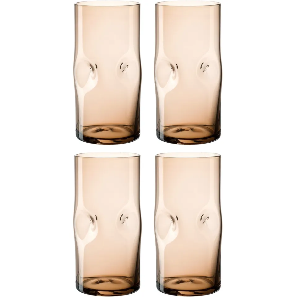 leonardo-vesuvio-verre-eau-330-ml-marron-lot-4 image 1