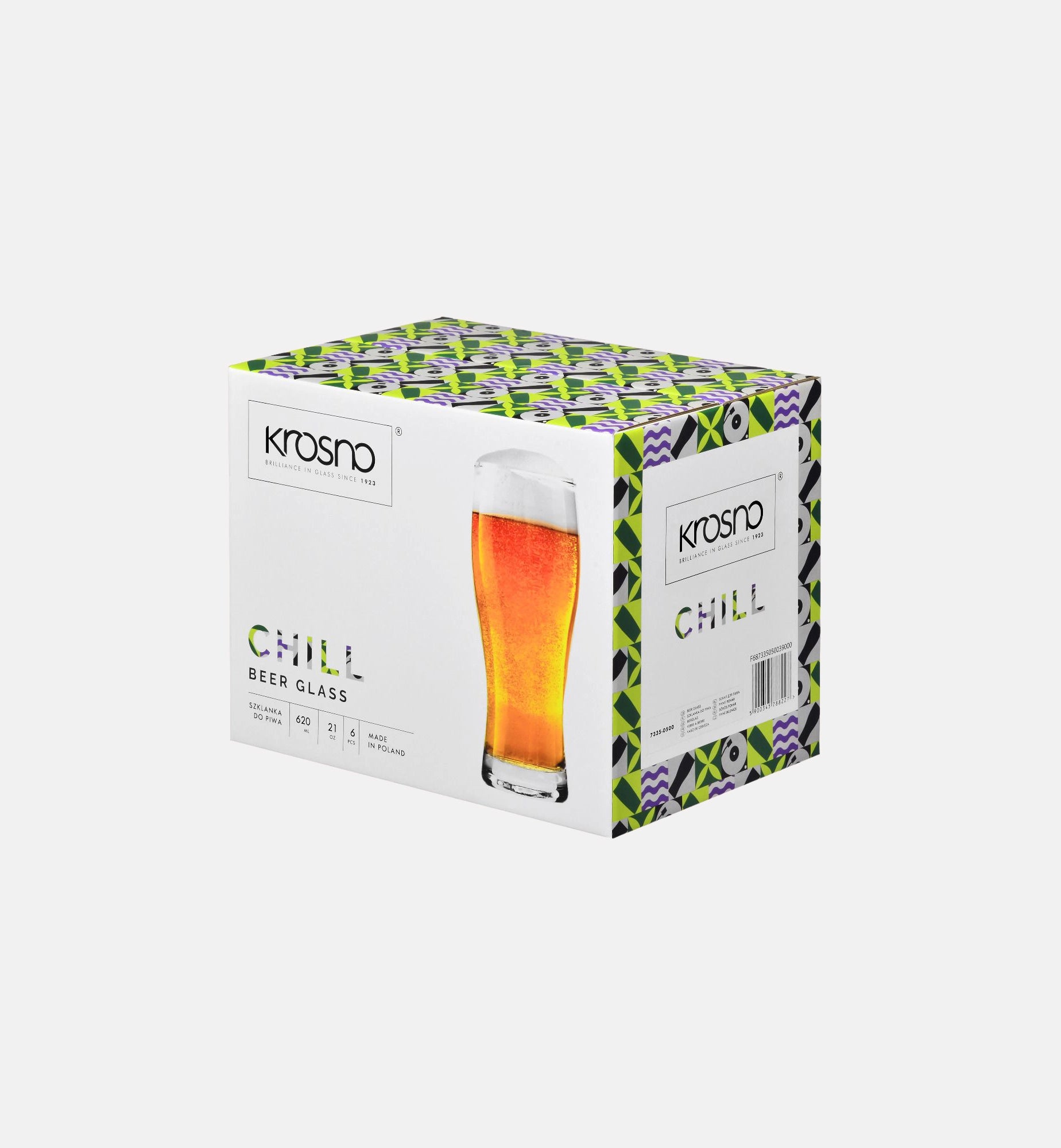 krosno-chill-verre-bi-re-500-ml-lot-transparent image 3
