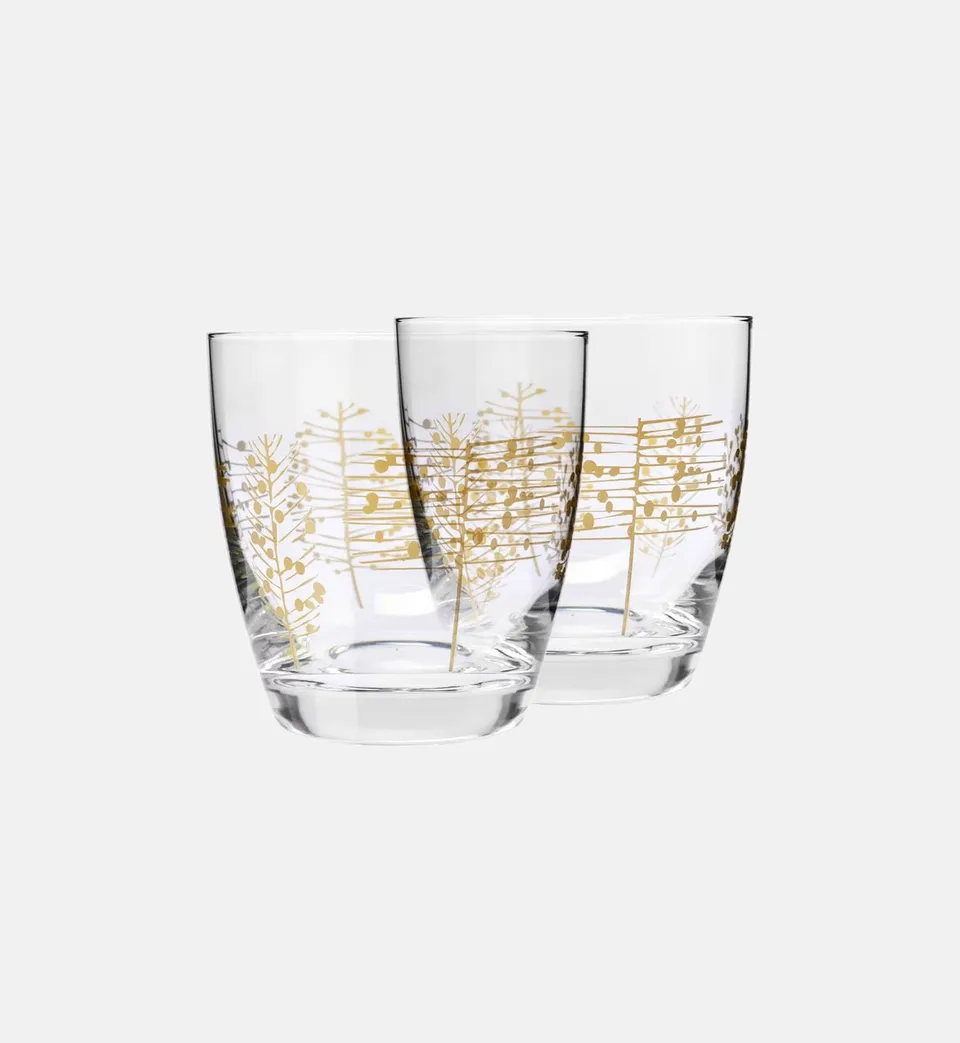 krosno-golden-trees-verre-370-ml-dor image 1