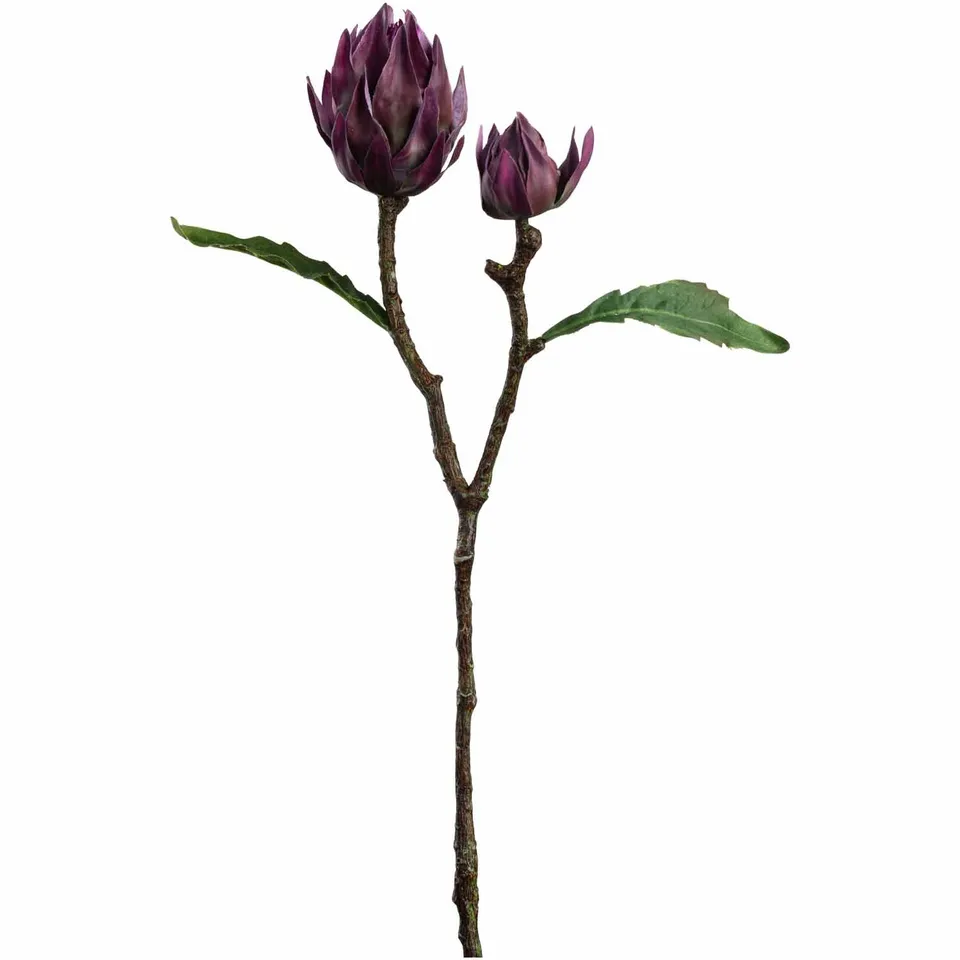 leonardo-fiore-artichaut-artificiel-violet-43-cm image 1