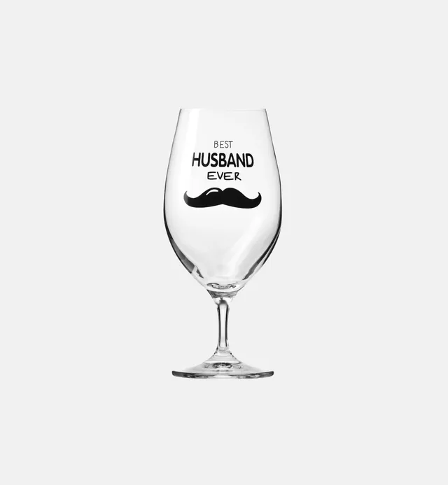 krosno-best-husband-ever-verre-bi-re-400-ml-cadeau-mari image 1