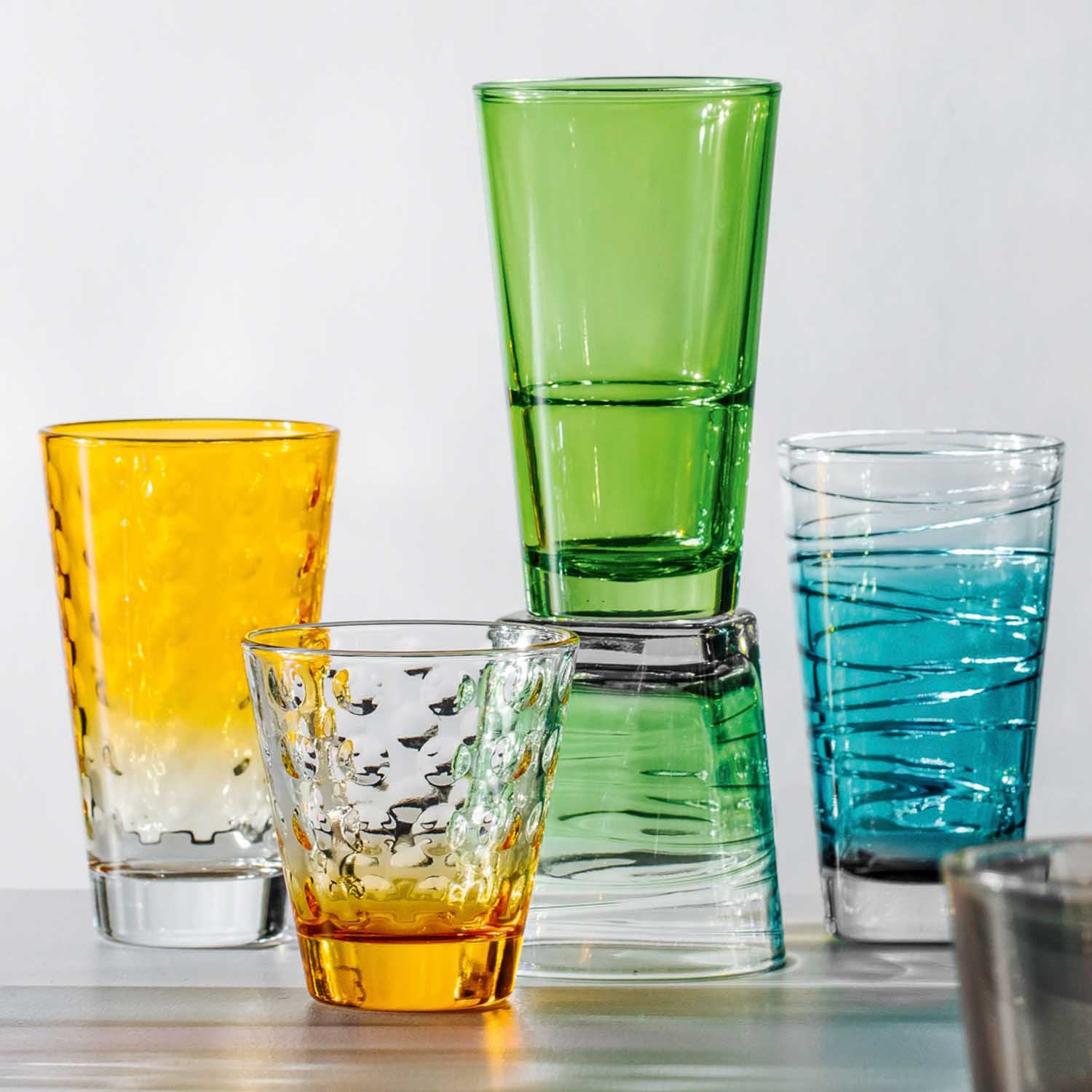 leonardo-vario-struttura-verre-turquoise-280-ml-x6 image 5