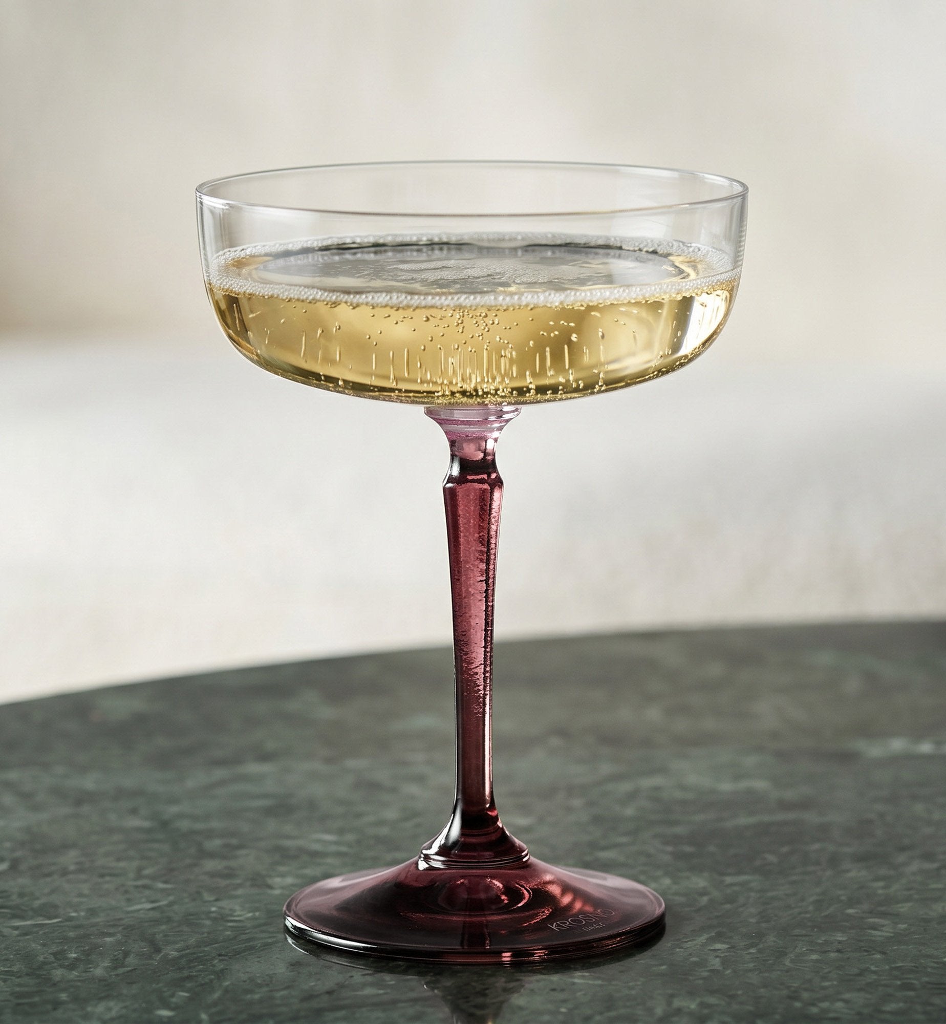 krosno-celebration-coupe-champagne-pied-rose-230-ml image 4