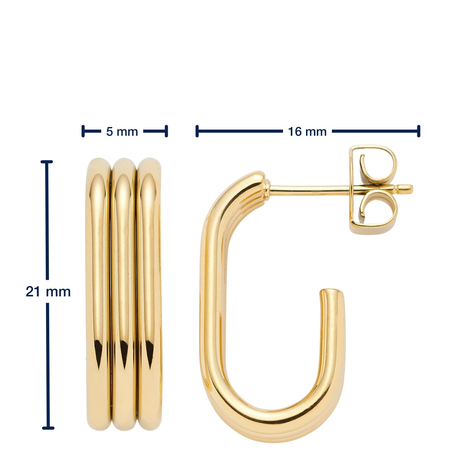 leonardo-elisabeth-boucles-oreilles-or-cr-oles-ovales image 3