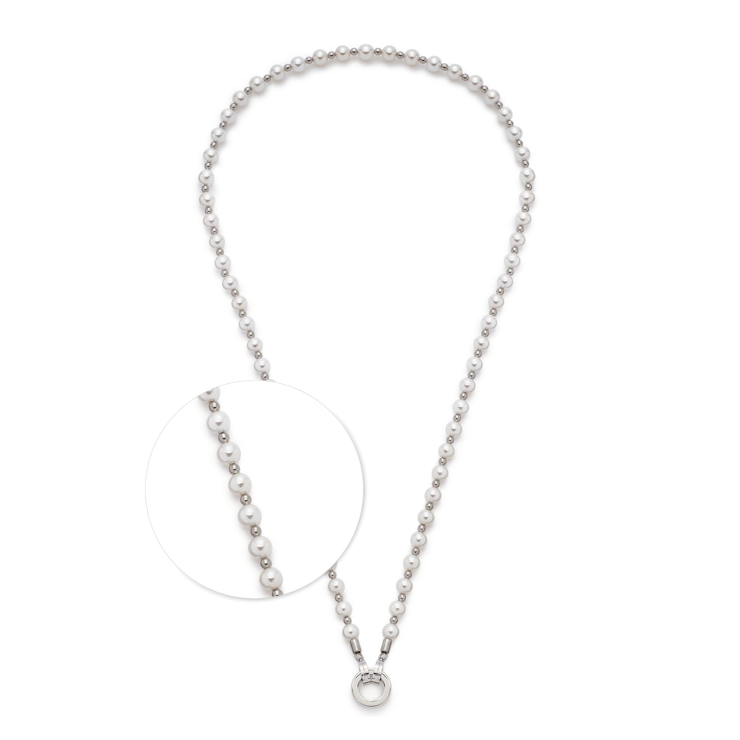 leonardo-clip-mix-signora-collier-60-cm-blanc-perles image 1