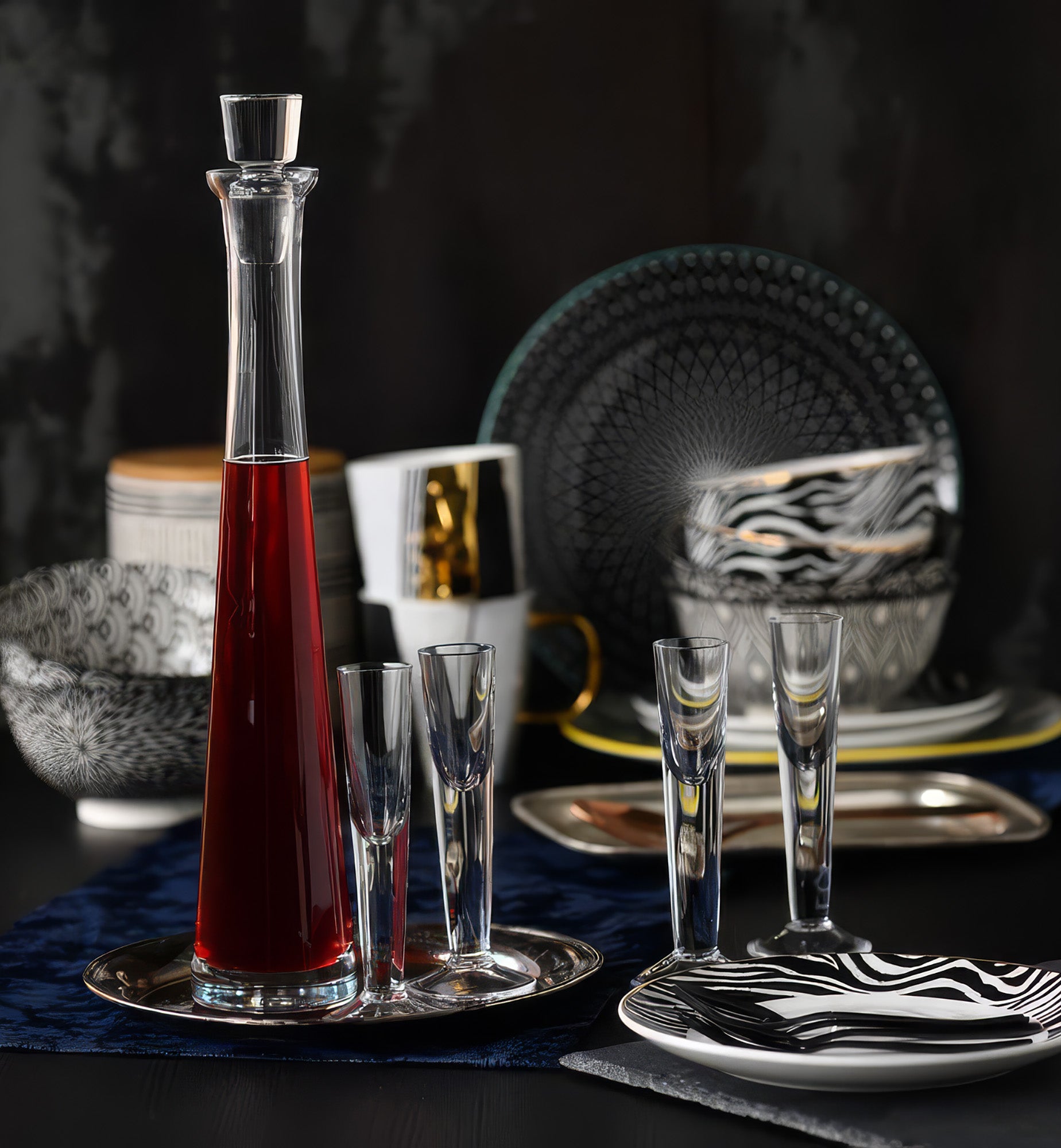 krosno-empire-service-liqueur-7-pi-ces-carafe image 3