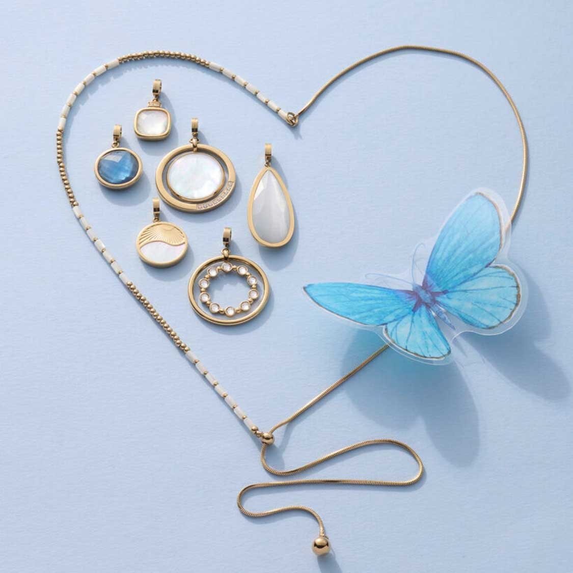 leonardo-minka-pendentif-clip-mix-dor-bleu-pierre image 7