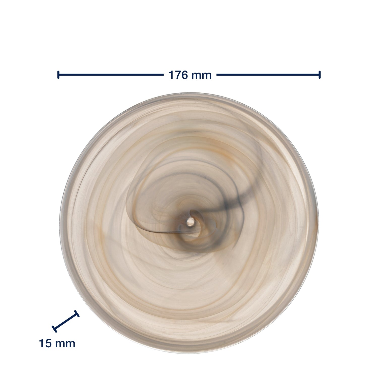leonardo-alabastro-assiette-18-cm-beige-noir-textur-e image 3