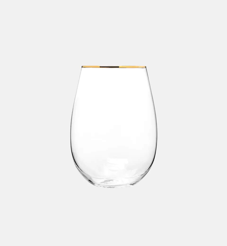 krosno-harmony-gold-verre-eau-500-ml-liser-or image 1