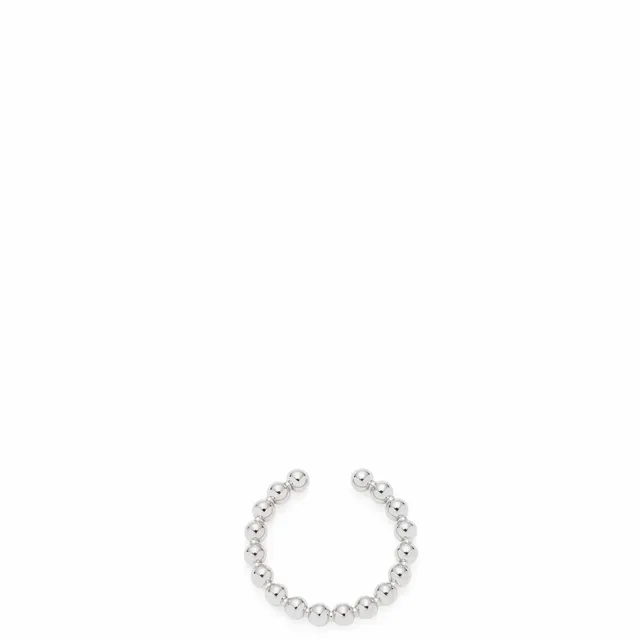 leonardo-lollo-ciao-manchette-oreille-acier-argent image 1
