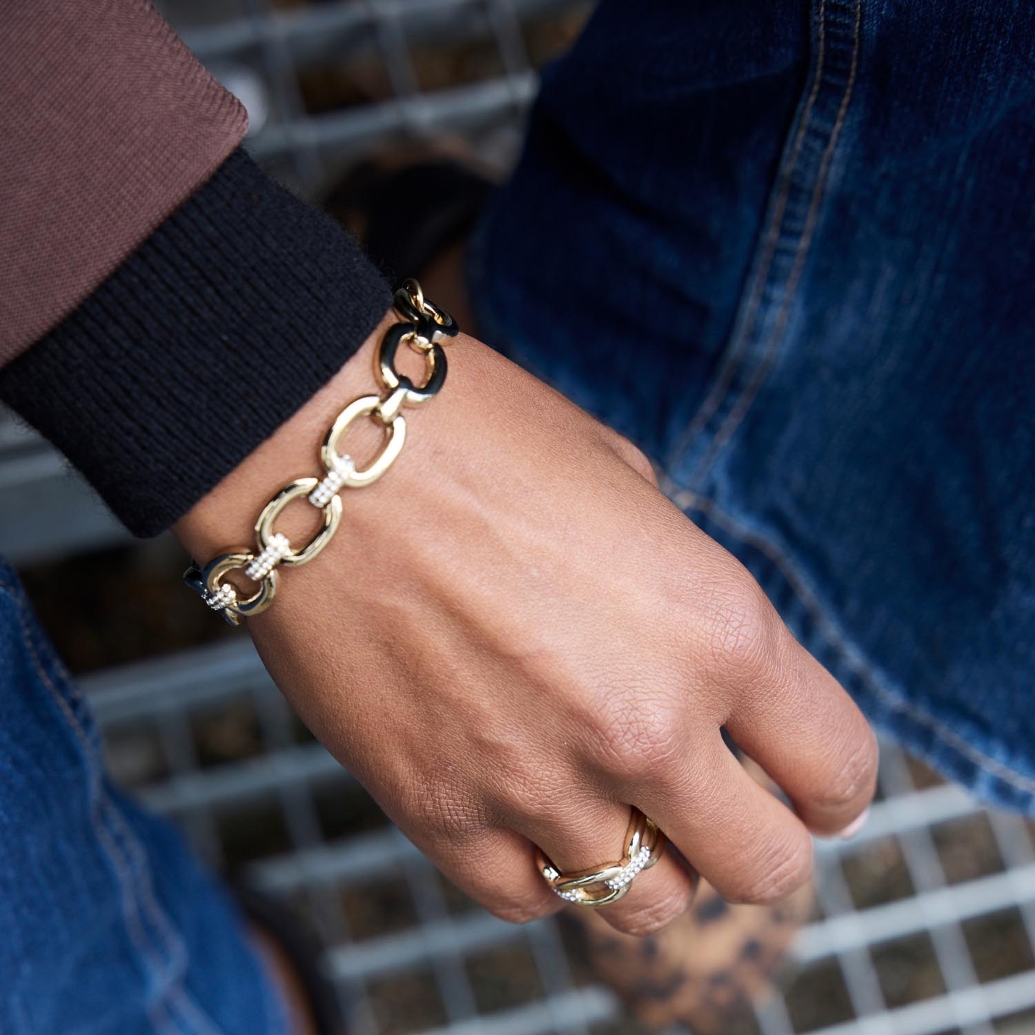 leonardo-belle-bracelet-dor-zirconia-19-5-cm image 2