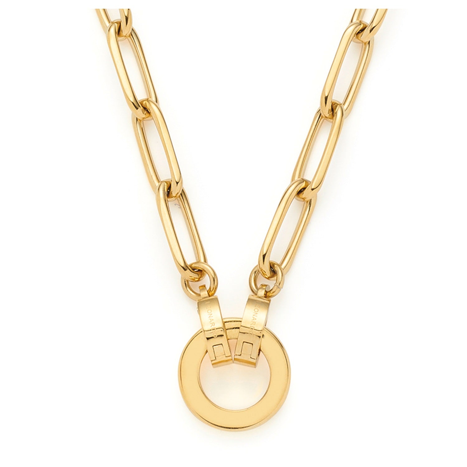 leonardo-clip-mix-estrella-collier-cha-ne-45-cm-dor image 2
