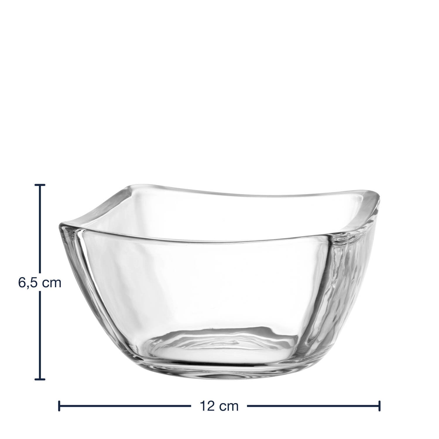 leonardo-piazza-coupelle-12-cm-lot-4-verre-carr-transparent image 2