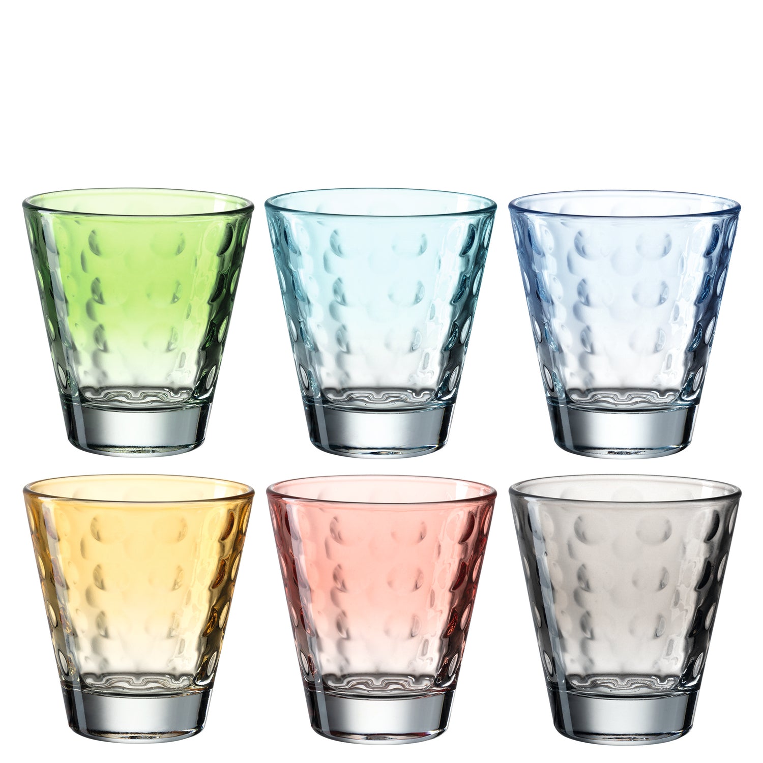 leonardo-optic-verre-eau-pastel-215-ml-lot-de-6-couleur image 1