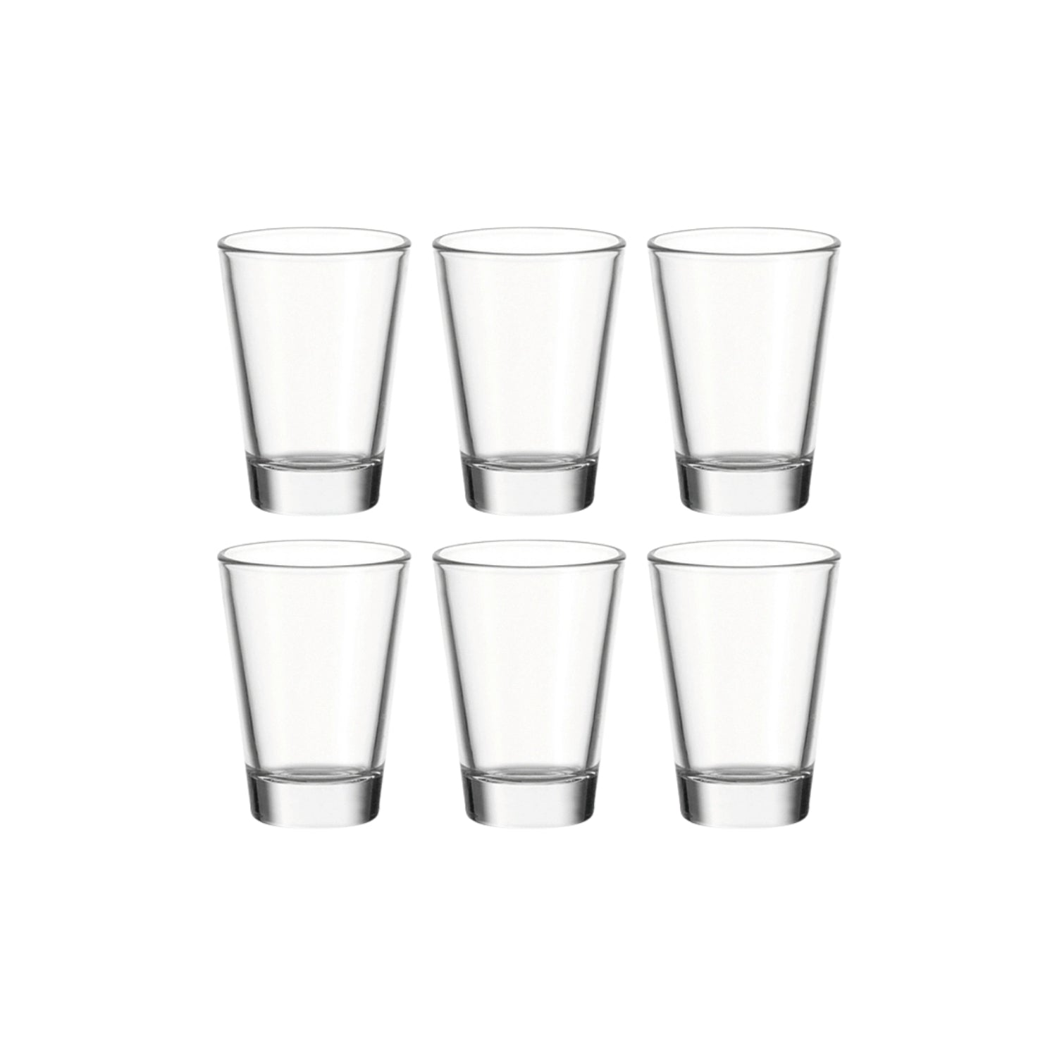leonardo-ciao-verre-shot-60-ml-transparent-lot-de-6 image 1