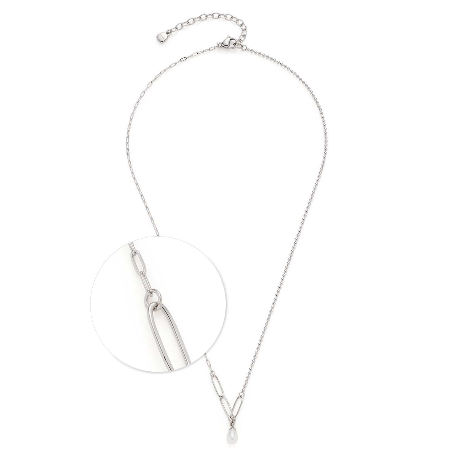 leonardo-peggy-collier-perle-blanche-42-cm-ciao image 1