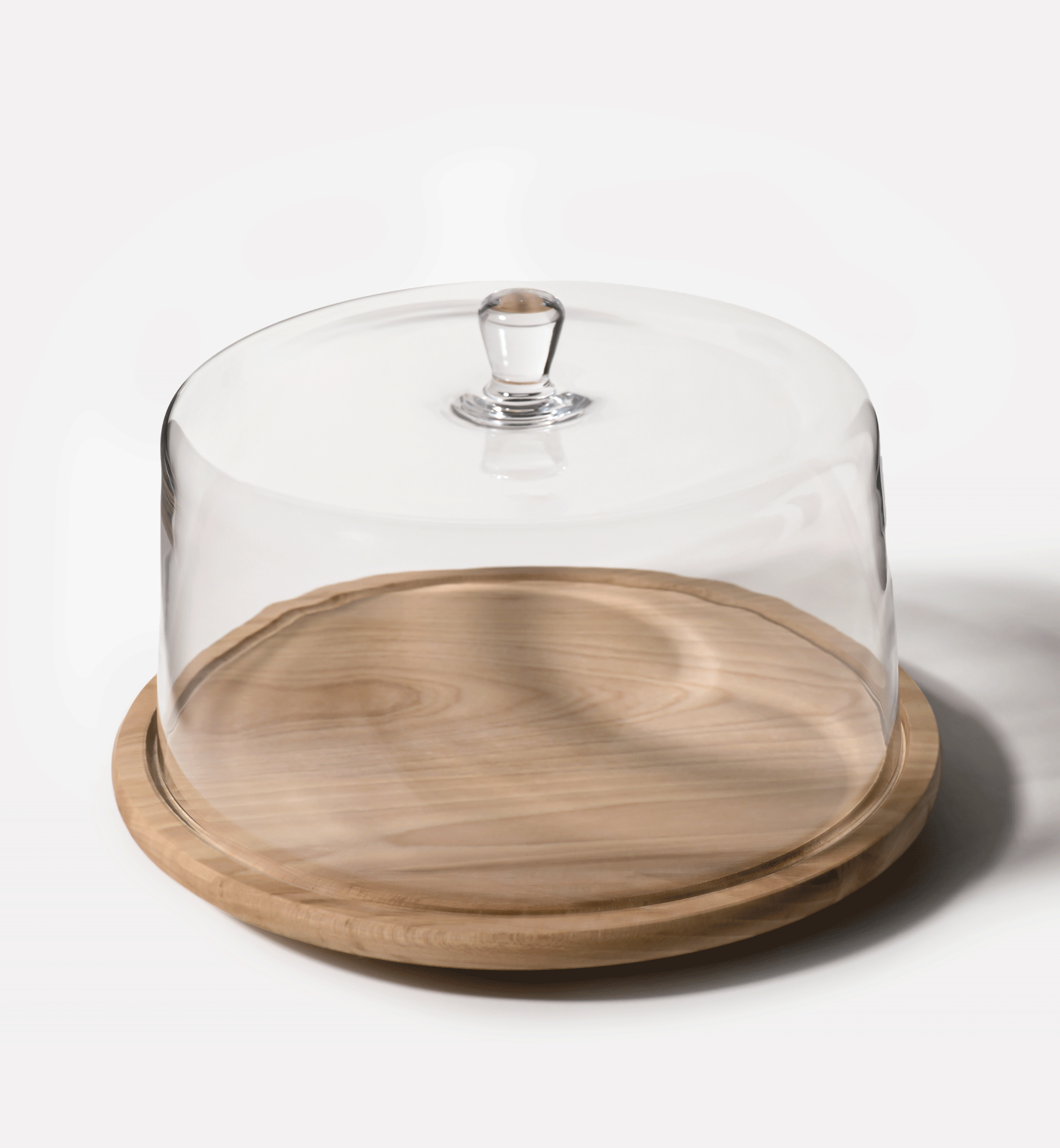 krosno-glamour-cloche-plateau-bois-33-cm image 2