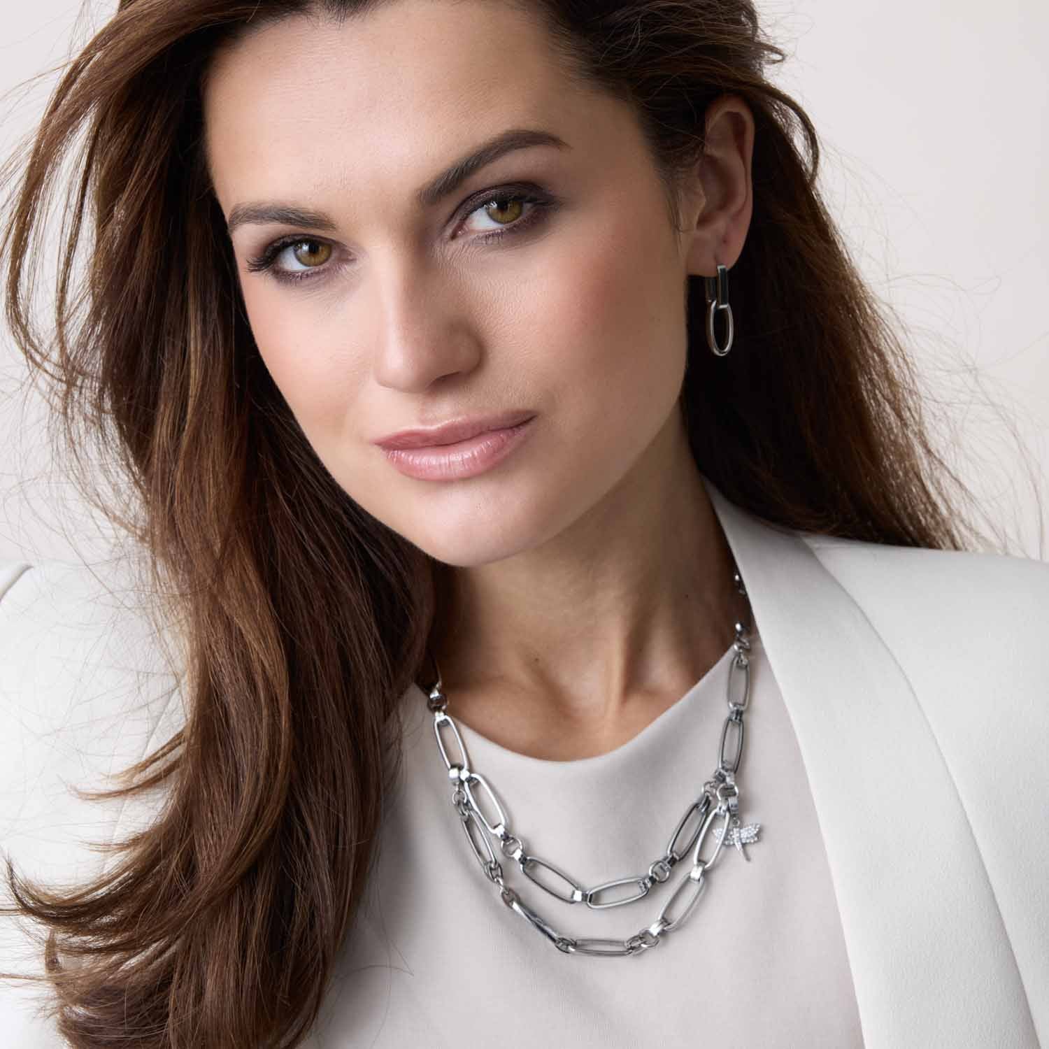 leonardo-mathilde-collier-argent-65-cm-clip-mix image 2