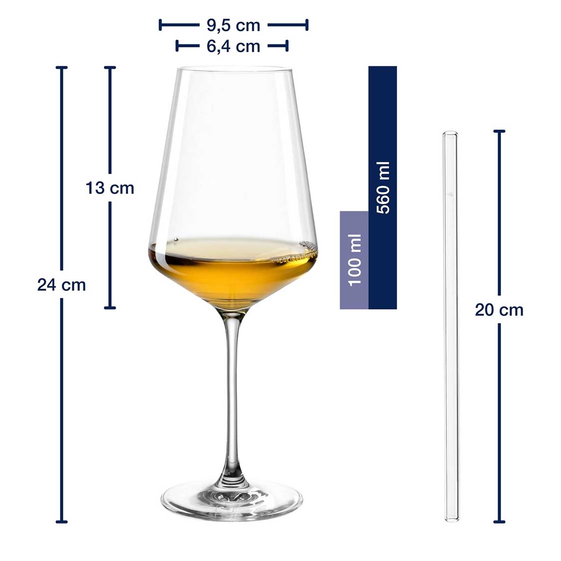 leonardo-puccini-verres-vin-blanc-coffret-5-pi-ces-560-ml image 3