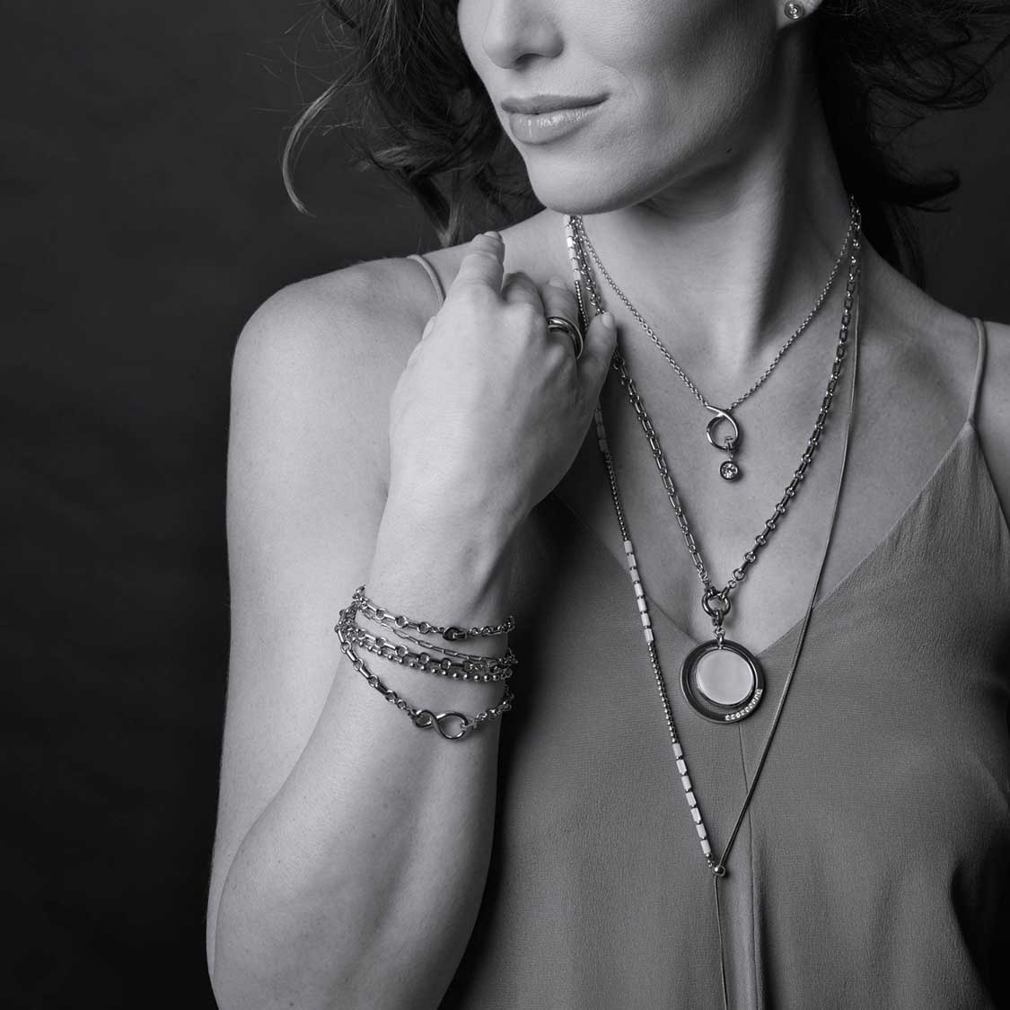 leonardo-yvette-60-cm-collier-acier-argent image 7