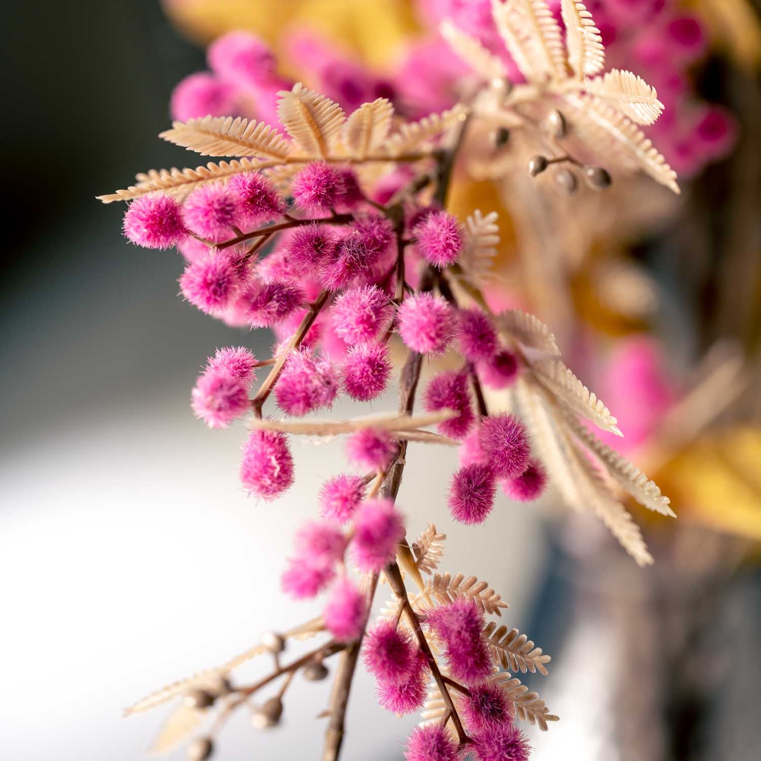 leonardo-palazzo-mimosa-artificiel-violet-70-cm image 3